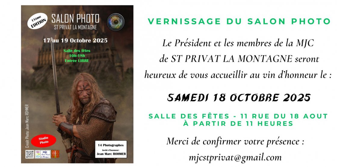 Salon photo Saint Privat La Montagne